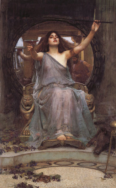 Circe Offering the  Cup to Odysseus